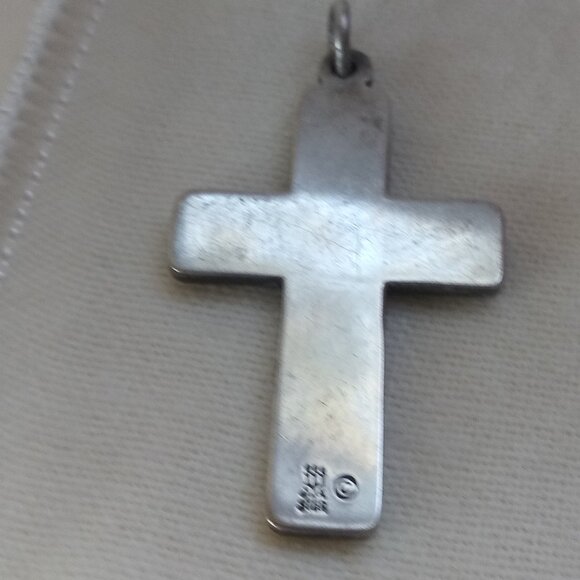 Retired James Avery Jesus Christ Is Lord 2 Fish 5 Loaves Crown Dove Pendant - Picture 5 of 5